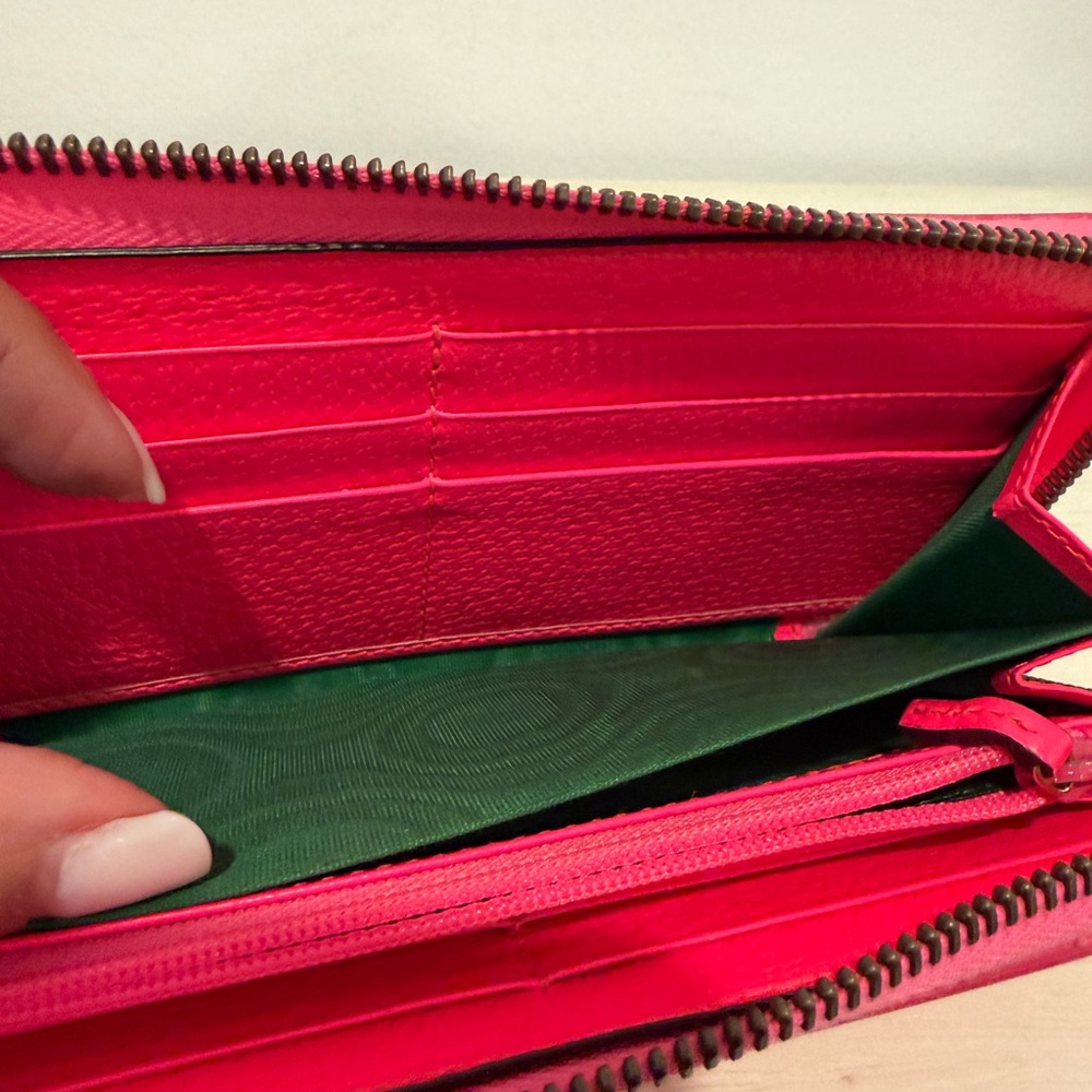 Gucci Horsebit Bright Pink Floral Wallet - Picture 8 of 9